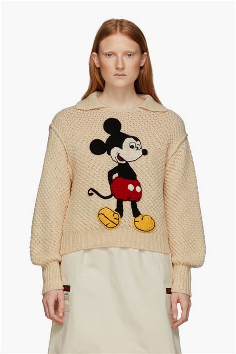 green gucci mickey mouse sweater|Gucci Sweaters & Cardigans for Women .